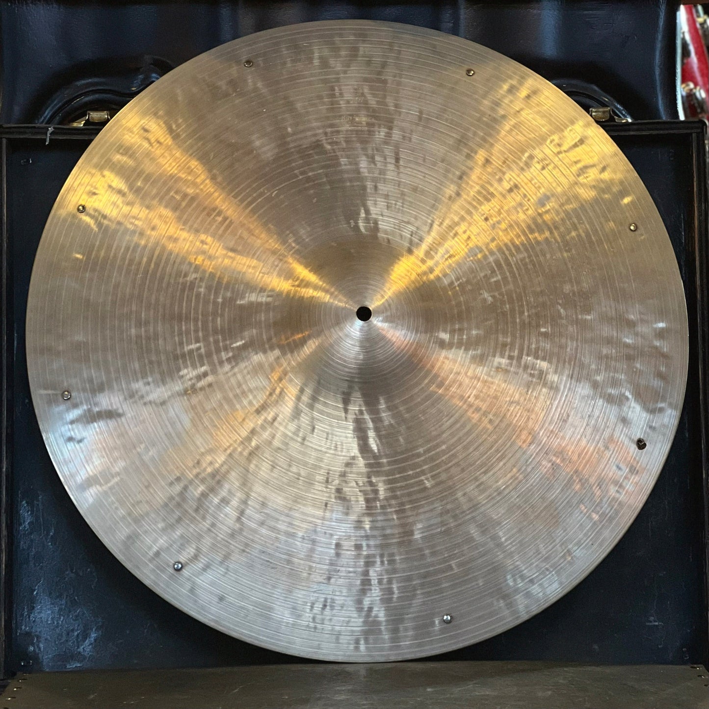 VINTAGE 1967-1977 K. Zildjian Istanbul 20" New Stamp Ride Cymbal w/ 8 Rivets - 1856g