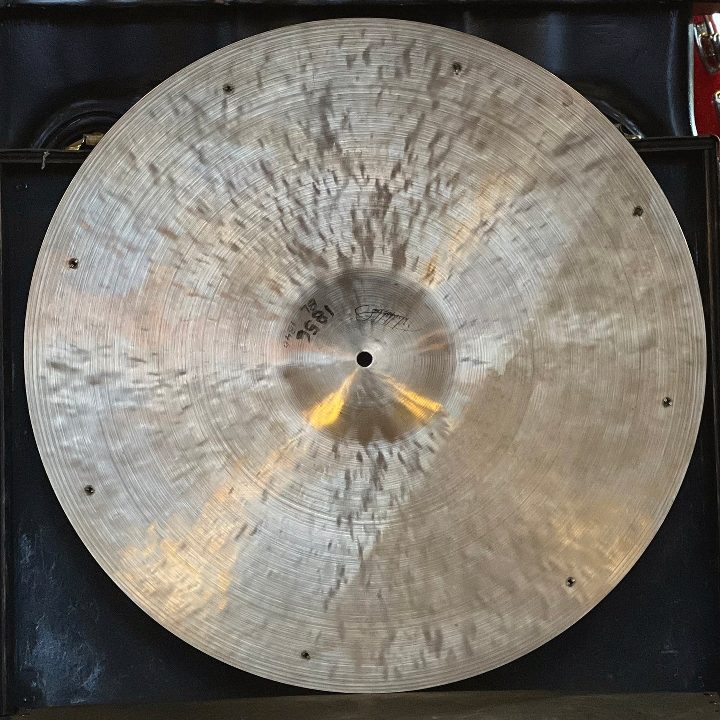 VINTAGE 1967-1977 K. Zildjian Istanbul 20" New Stamp Ride Cymbal w/ 8 Rivets - 1856g