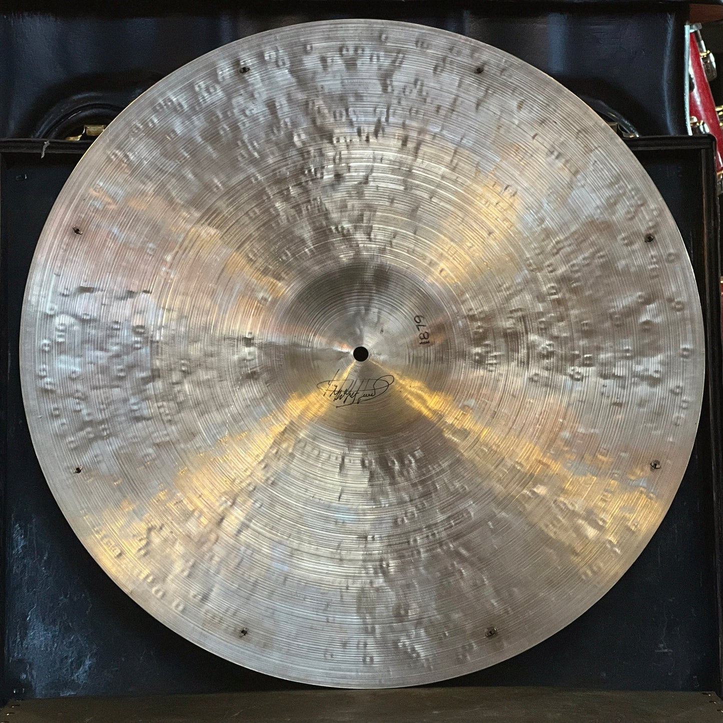 VINTAGE 1967-1977 K. ZIldjian Istanbul 20" New Stamp Ride Cymbal w/ Rivets - 1879g