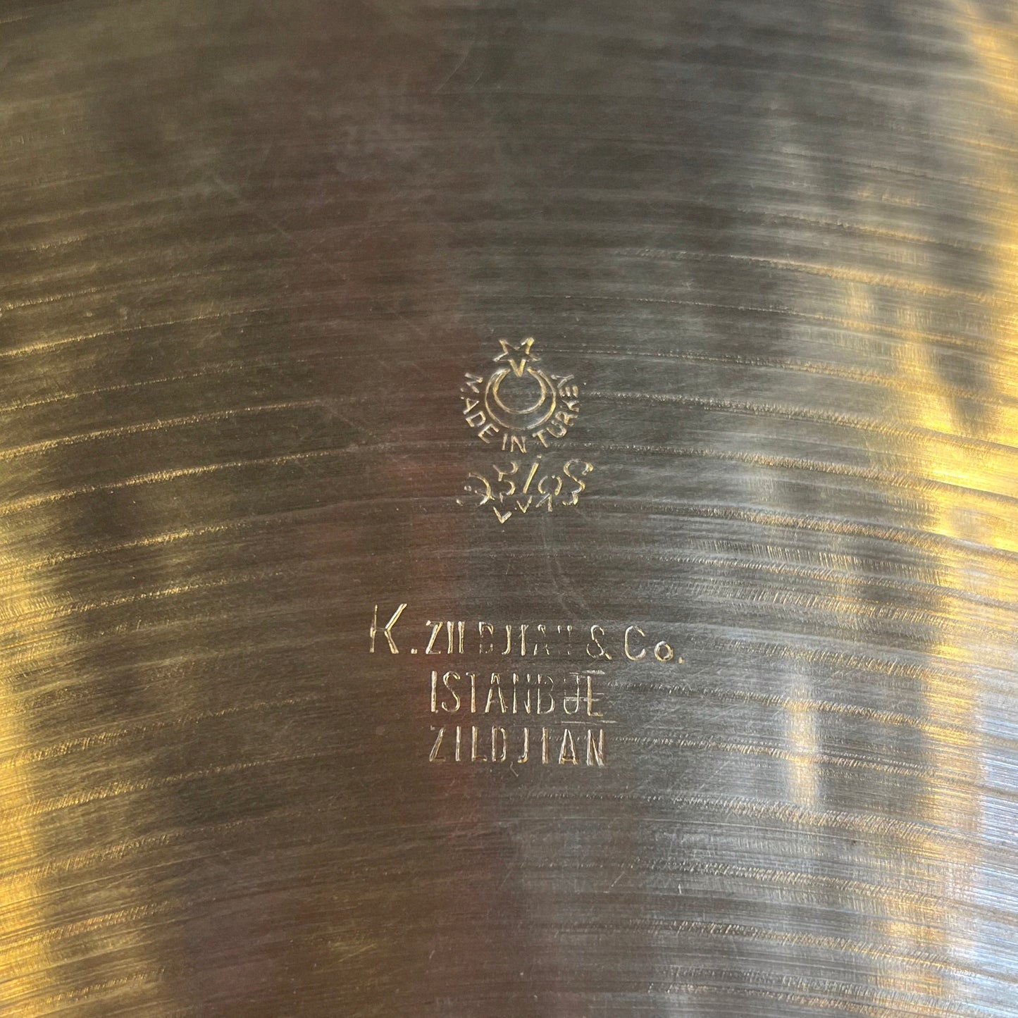 VINTAGE 1967-1977 K. ZIldjian Istanbul 20" Ride Cymbal - 1870g