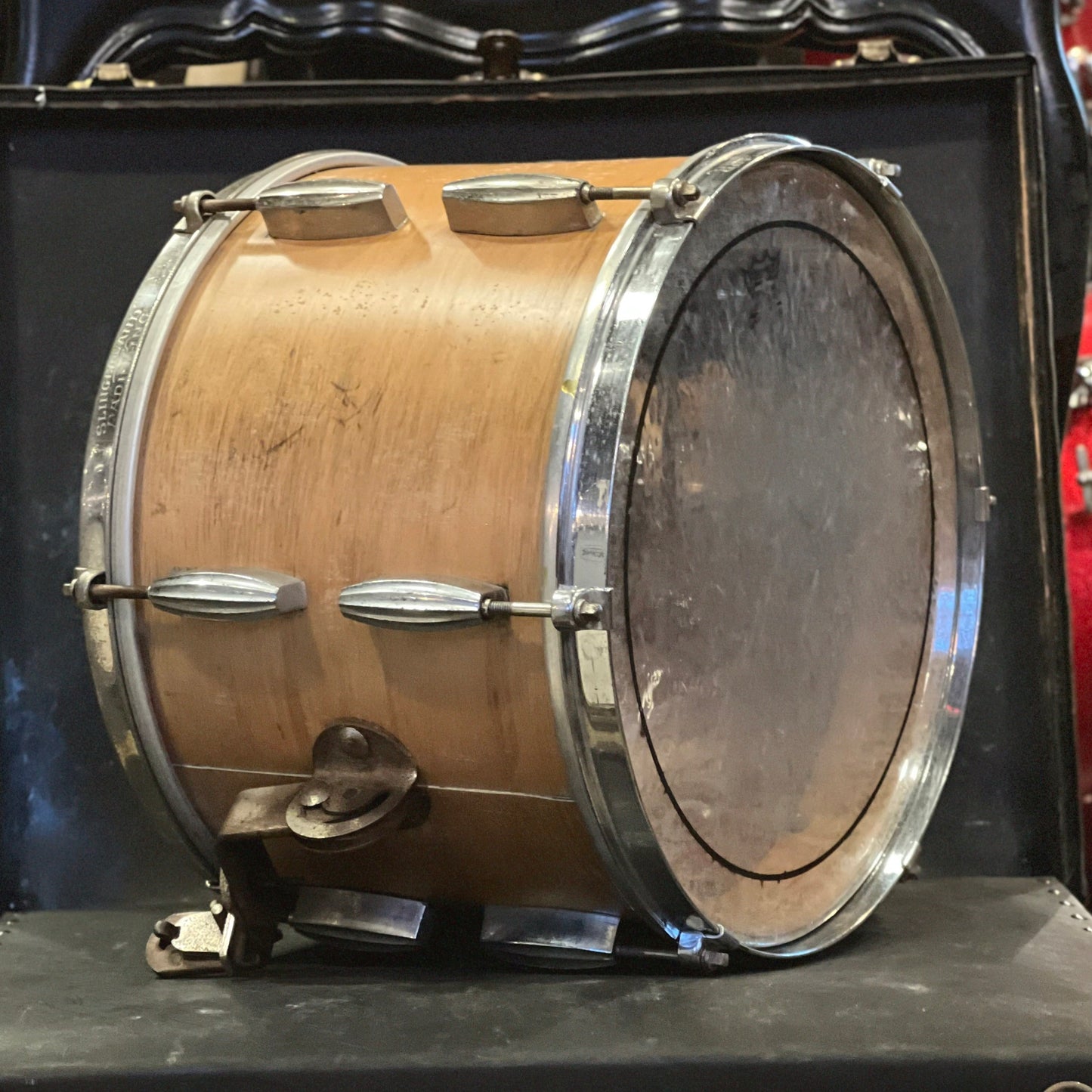 VINTAGE 1940's Slingerland 9x13 Radio King Tom in Natural Maple