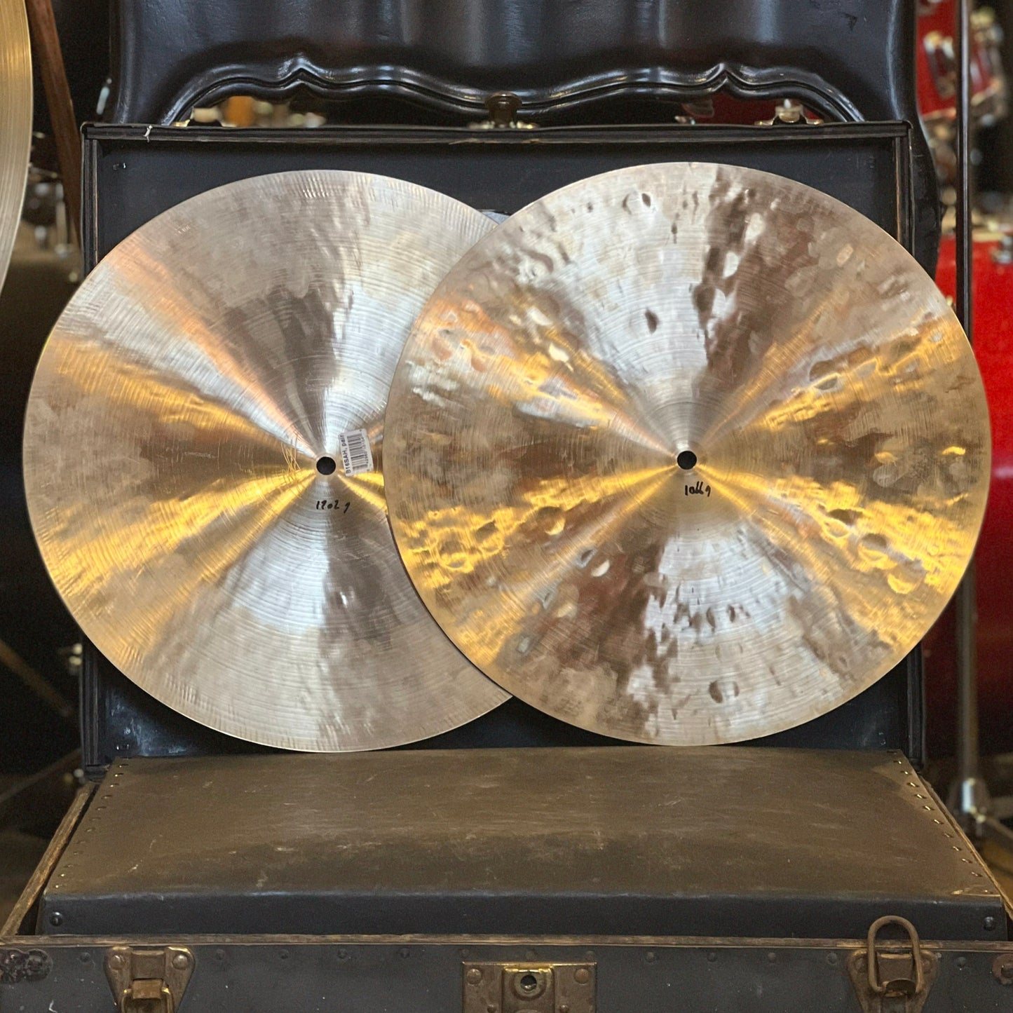 USED Meinl 16" Byzance Vintage Sand Hi-Hat Cymbals - 1066/1702