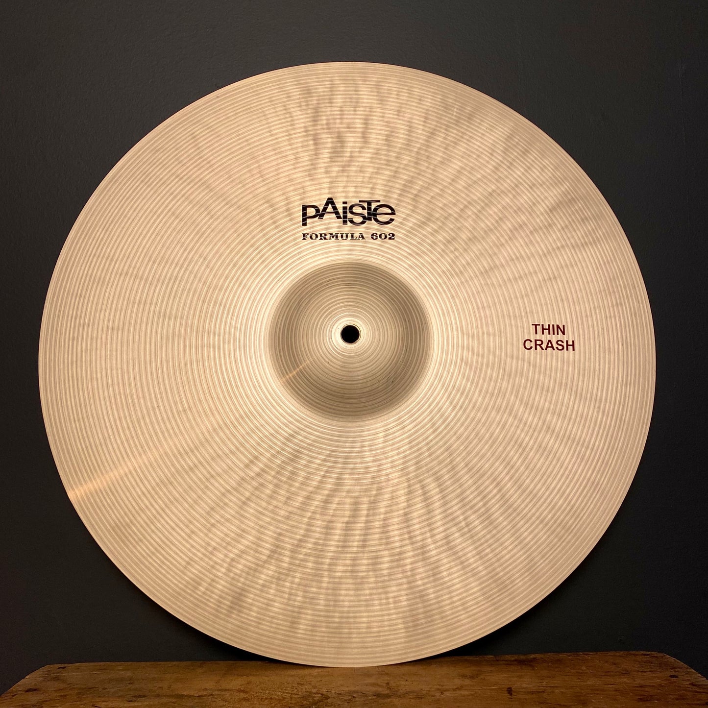 NEW Paiste 18" Formula 602 Classic Thin Crash - 1360g