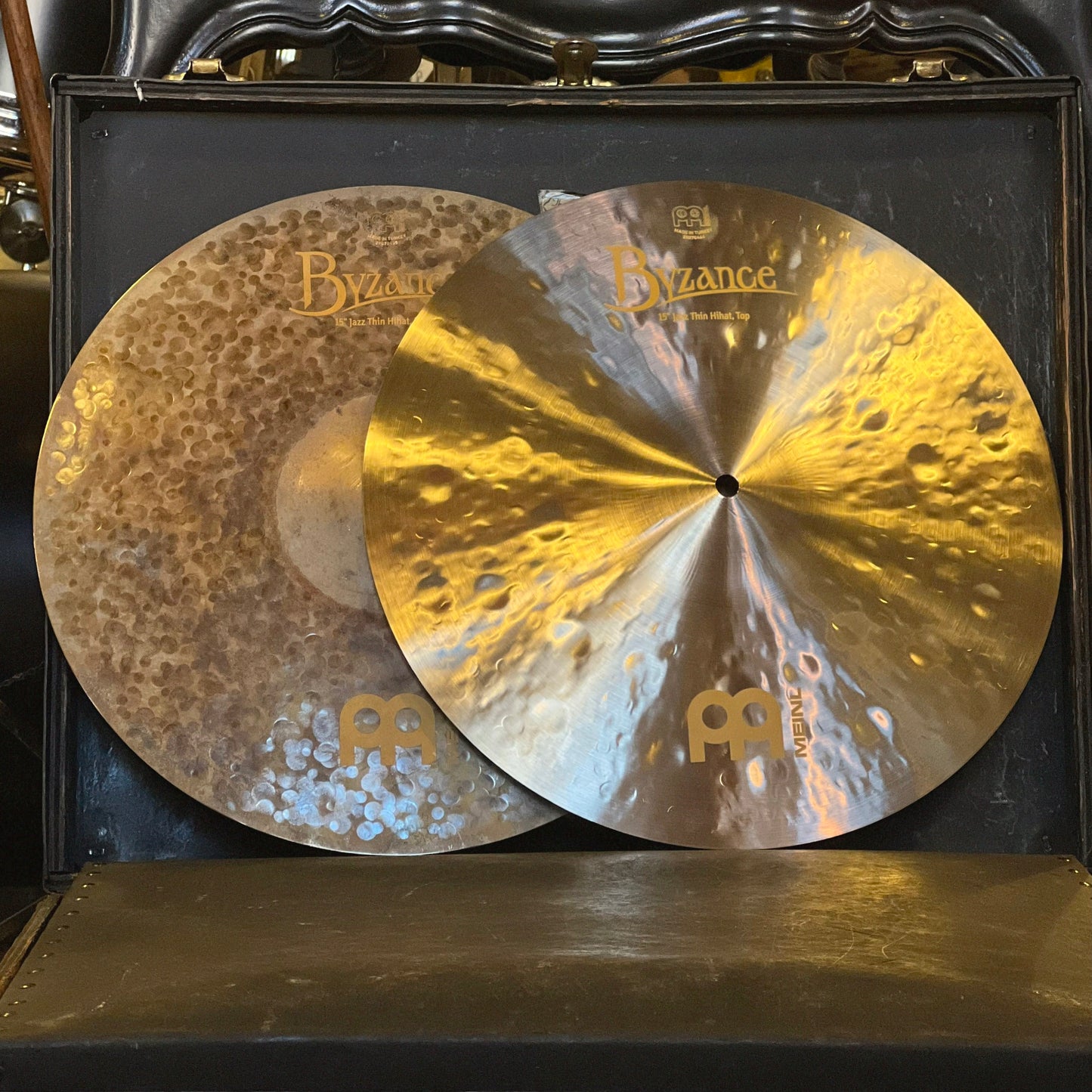 NEW Meinl 15" Byzance Jazz Thin Hi-Hat Cymbals - 916/1088g