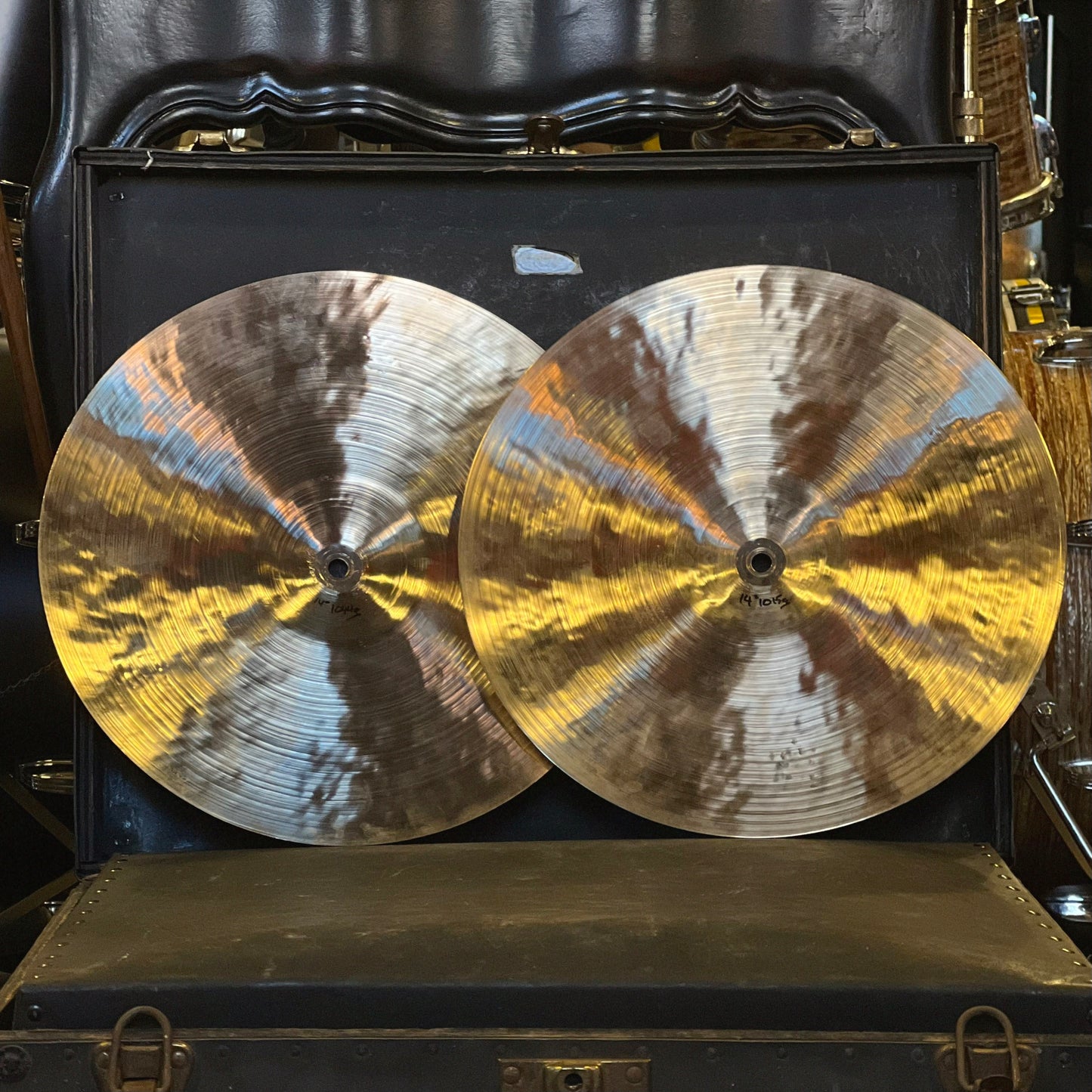 NEW Byrne 14" Quarter Turk Hi-Hats w/ Three Hammer Pockets - 1015/1044g