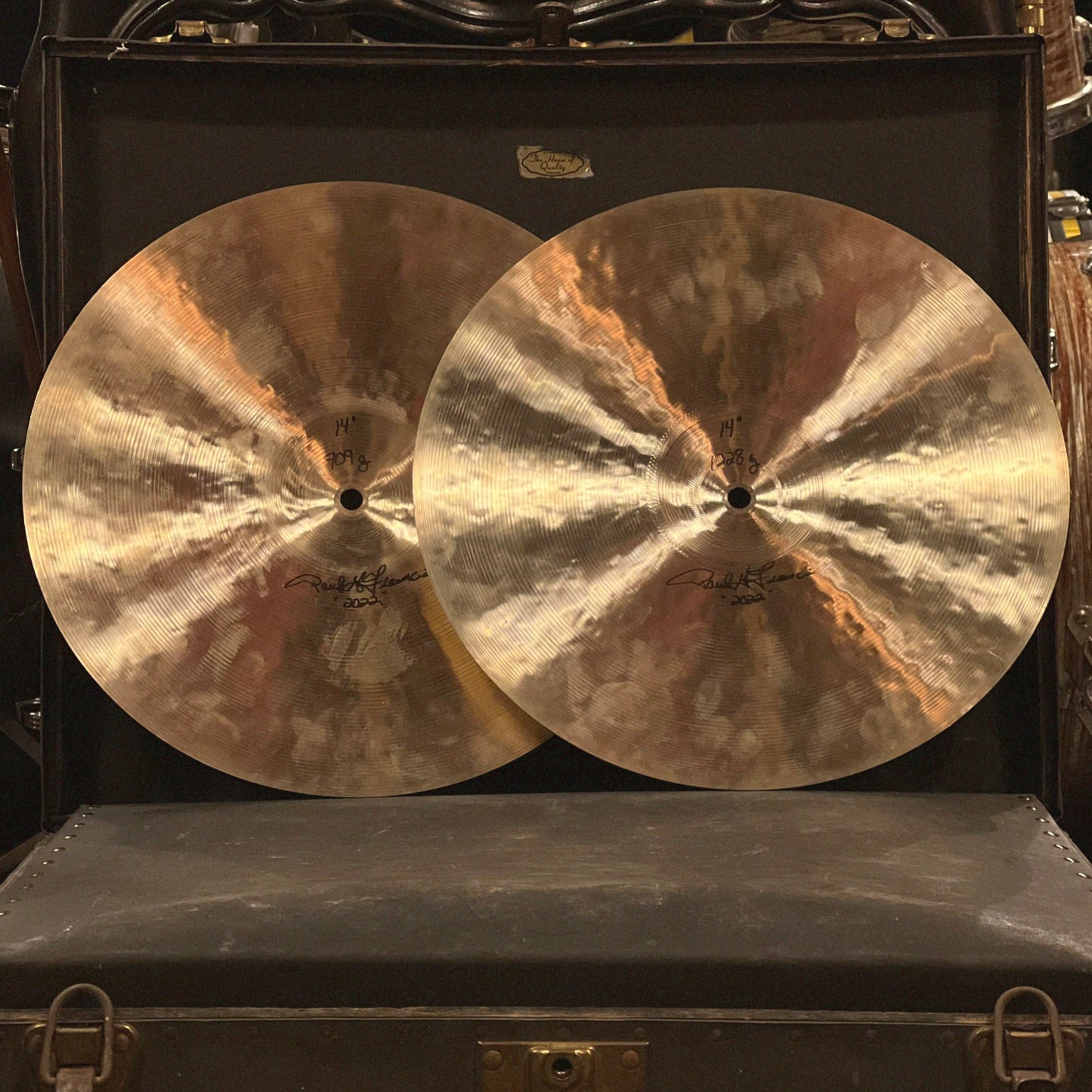 USED Cymbal Craftsman by Paul Francis 14" Hi-Hat Cymbals - 909/1228