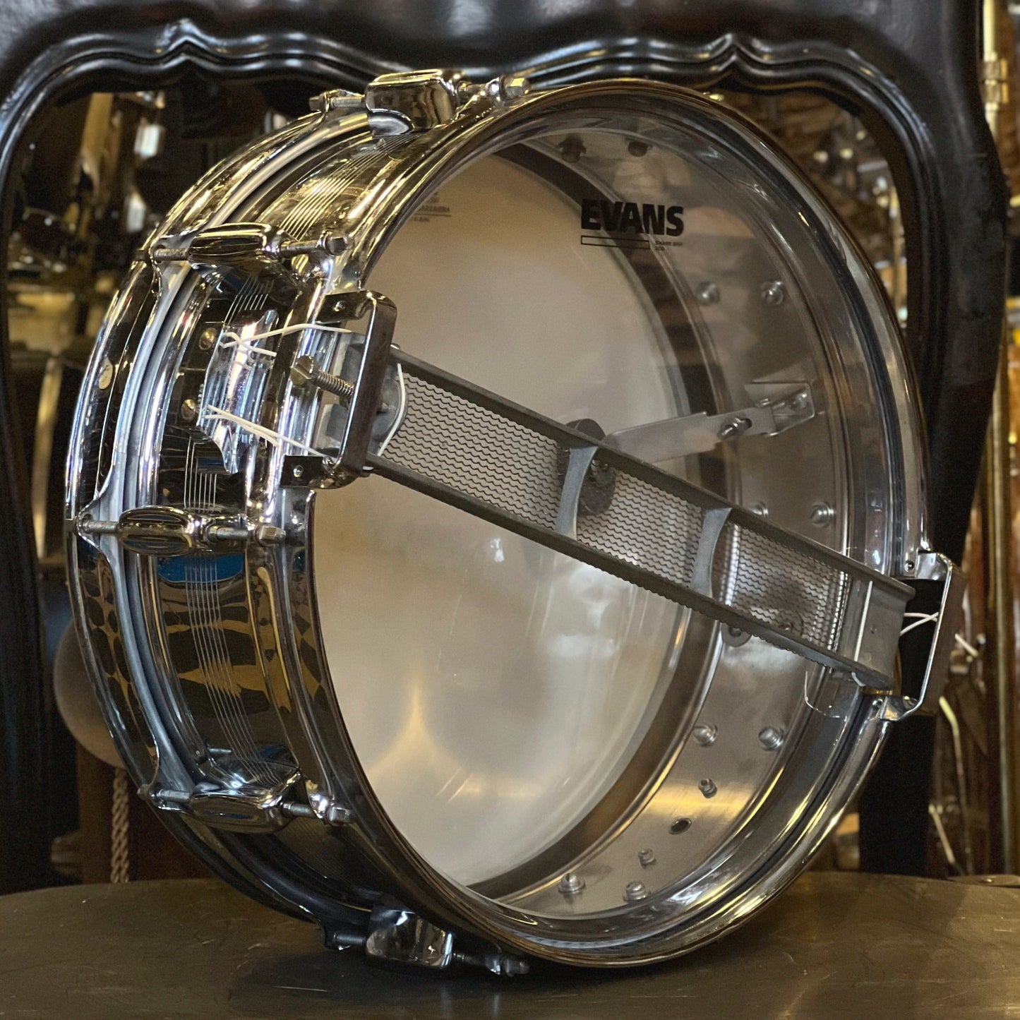 VINTAGE 1960's Rogers 5x14 Bread and Butter lug Dynasonic Snare Drum