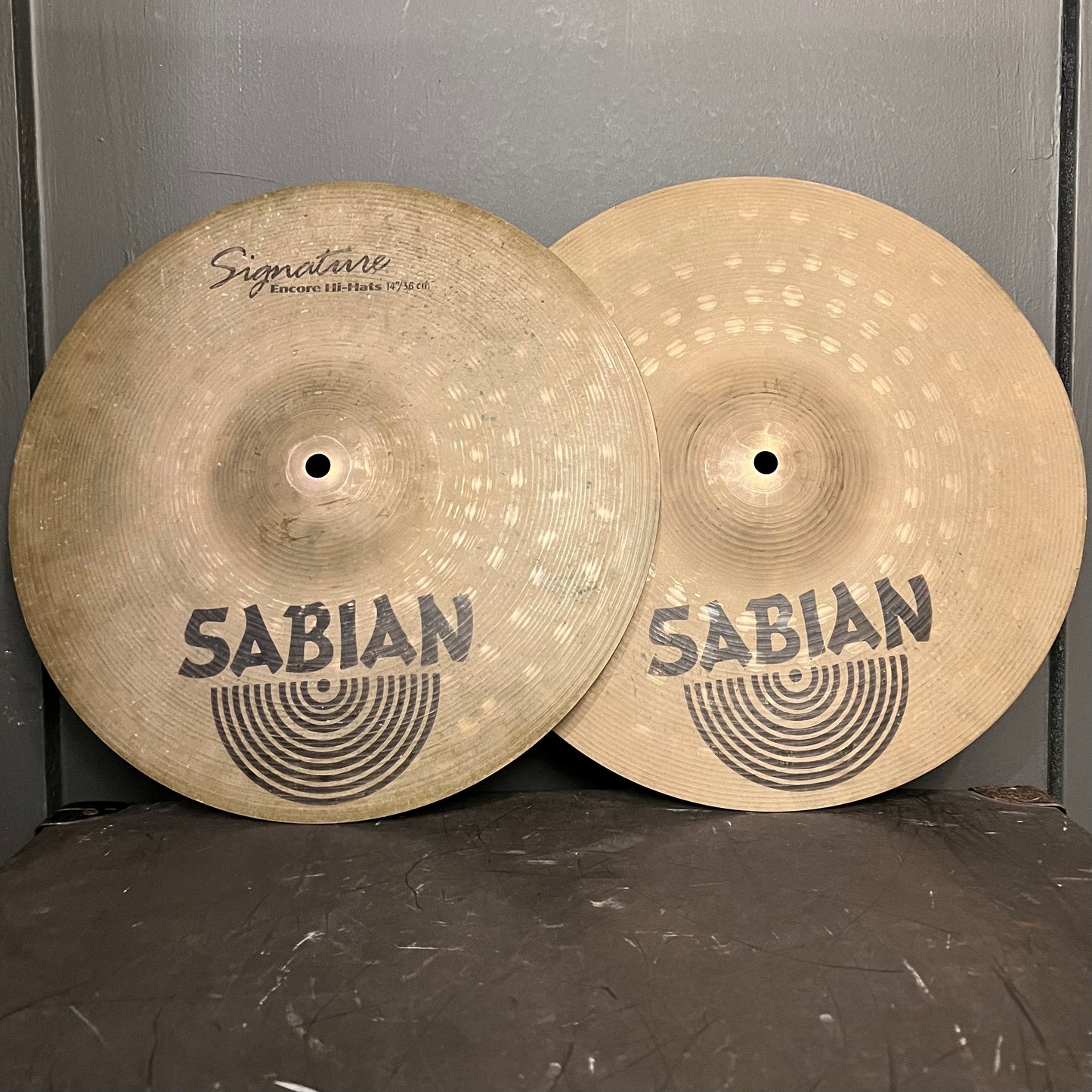 USED Sabian 14" Jack DeJohnette Encore Hi-Hat Cymbals - 936/1398g