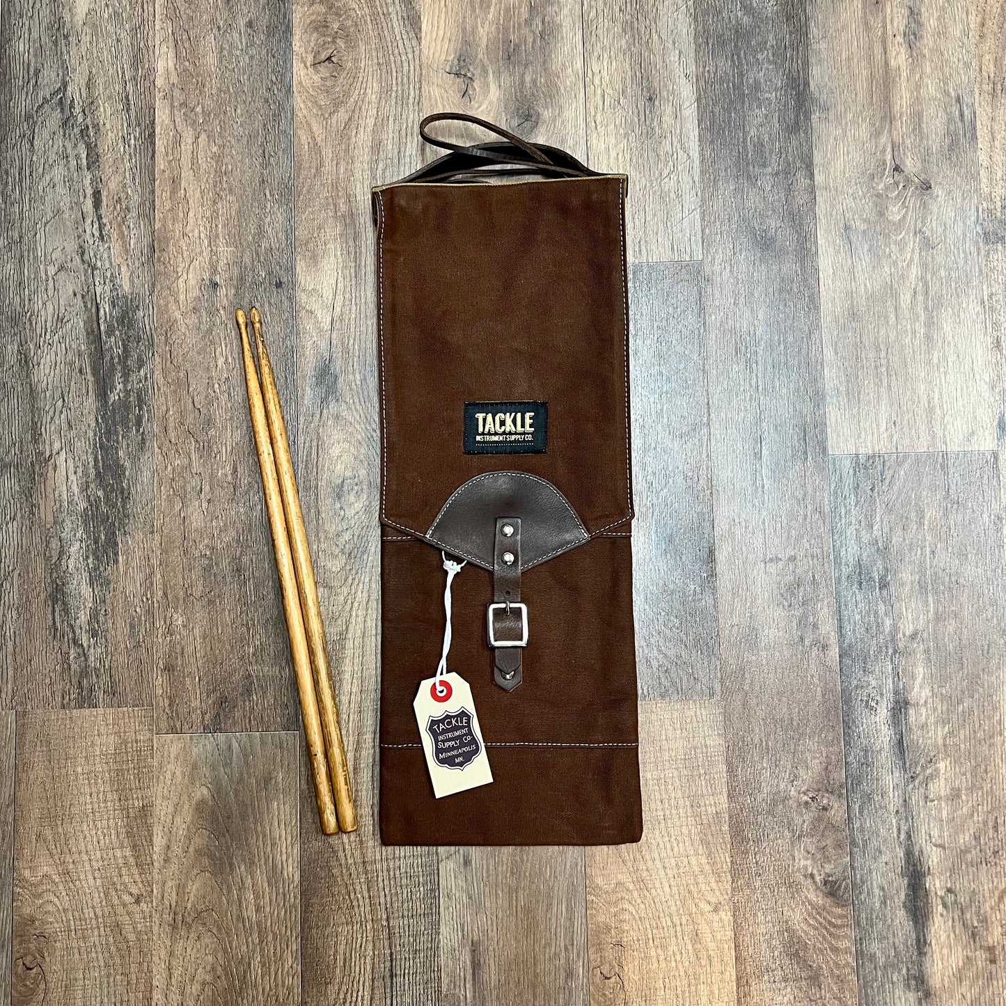 Tackle Instrument Supply Co. Waxed Canvas Compact Stick Case Brown