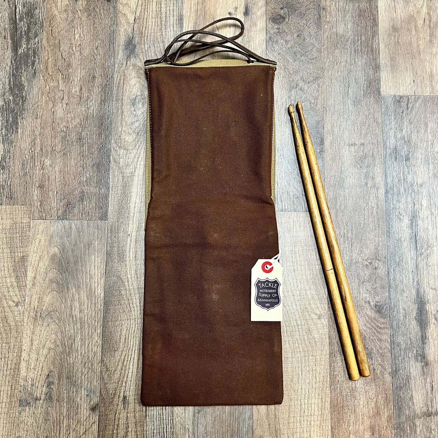 Tackle Instrument Supply Co. Waxed Canvas Compact Stick Case Brown