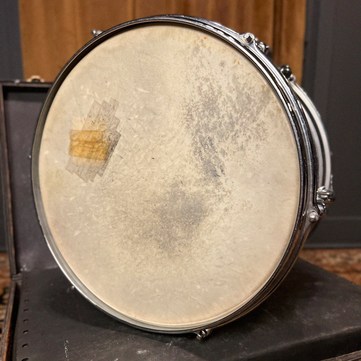 VINTAGE 1960's Slingerland 9x13 Tom in Blue Sparkle