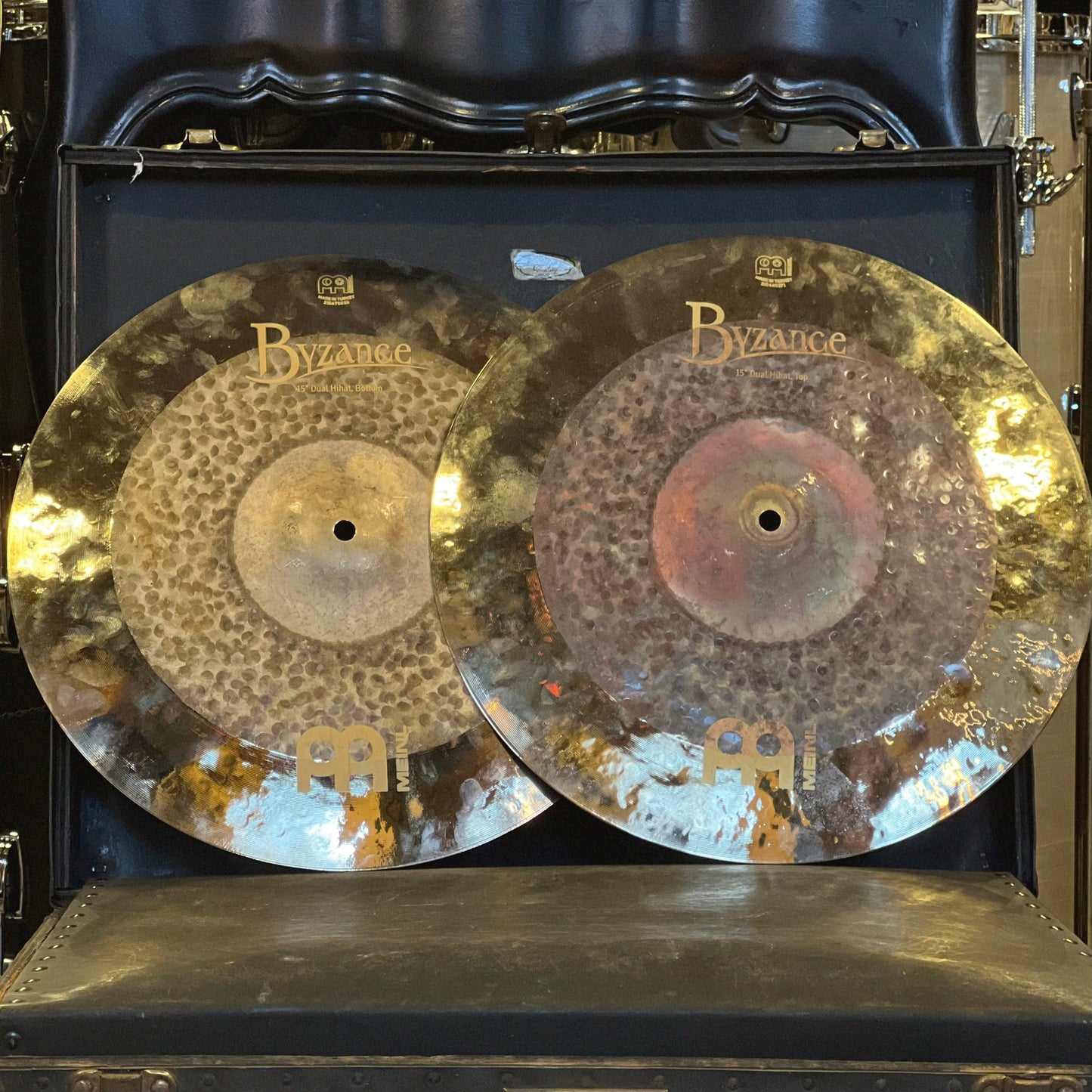 USED Meinl 15" Byzance Dual Hi-Hat Cymbals - 998/1204g