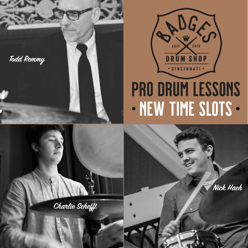 NEW: SATURDAY DRUM LESSONS!