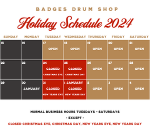 HOLIDAY HOURS 2024