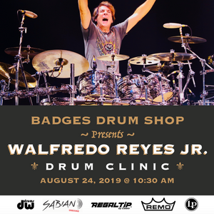WALFREDO REYES JR. Drum Clinic
