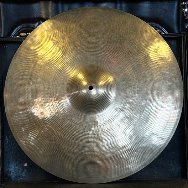 VINTAGE 1960's A. ZIldjian 20" Thin Ride Rehammered by Seifried Cymbals - 2078g