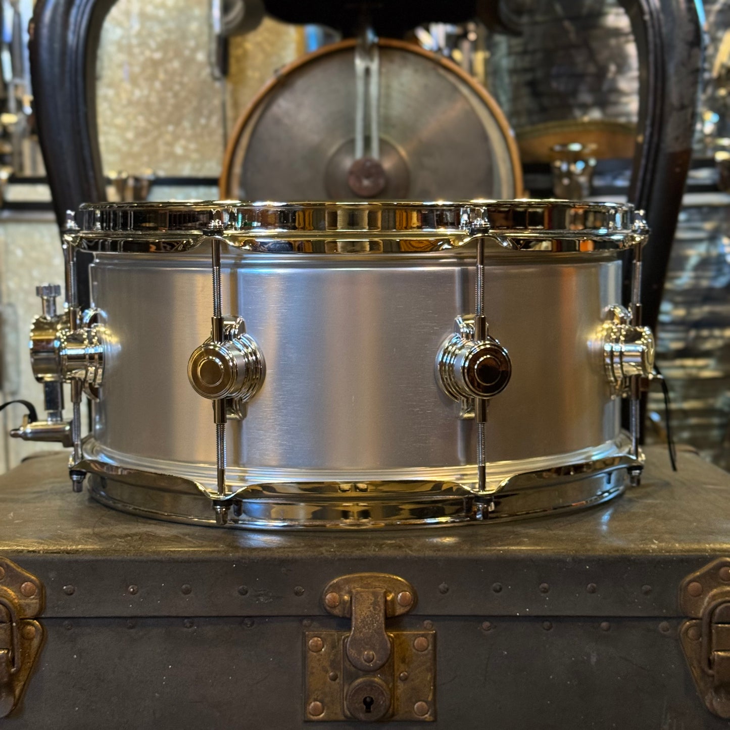 USED George Way 6.5x14 "Aero" Aluminum Snare Drum