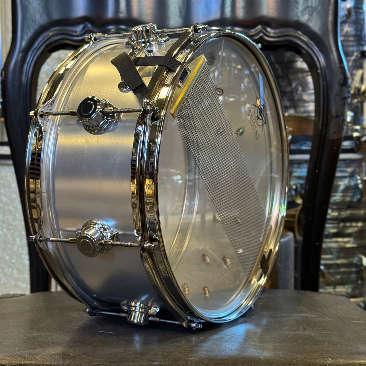 USED George Way 6.5x14 "Aero" Aluminum Snare Drum
