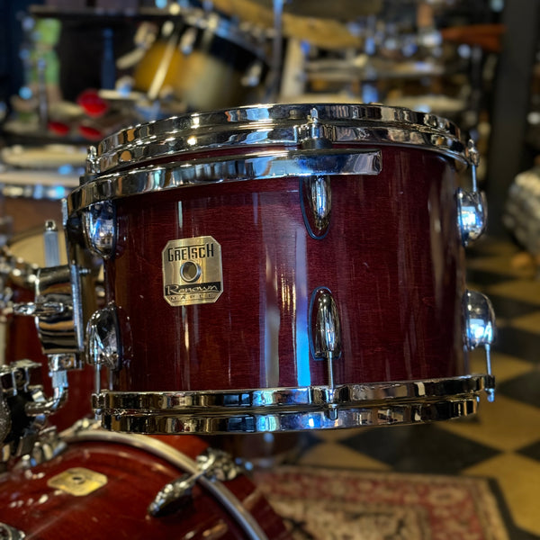 USED 2000's Gretsch Renown in Cherry Gloss Lacquer - 14x18, 8x12, 14x14, 5.5x14