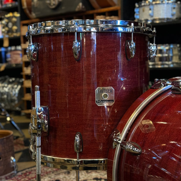 USED 2000's Gretsch Renown in Cherry Gloss Lacquer - 14x18, 8x12, 14x14, 5.5x14