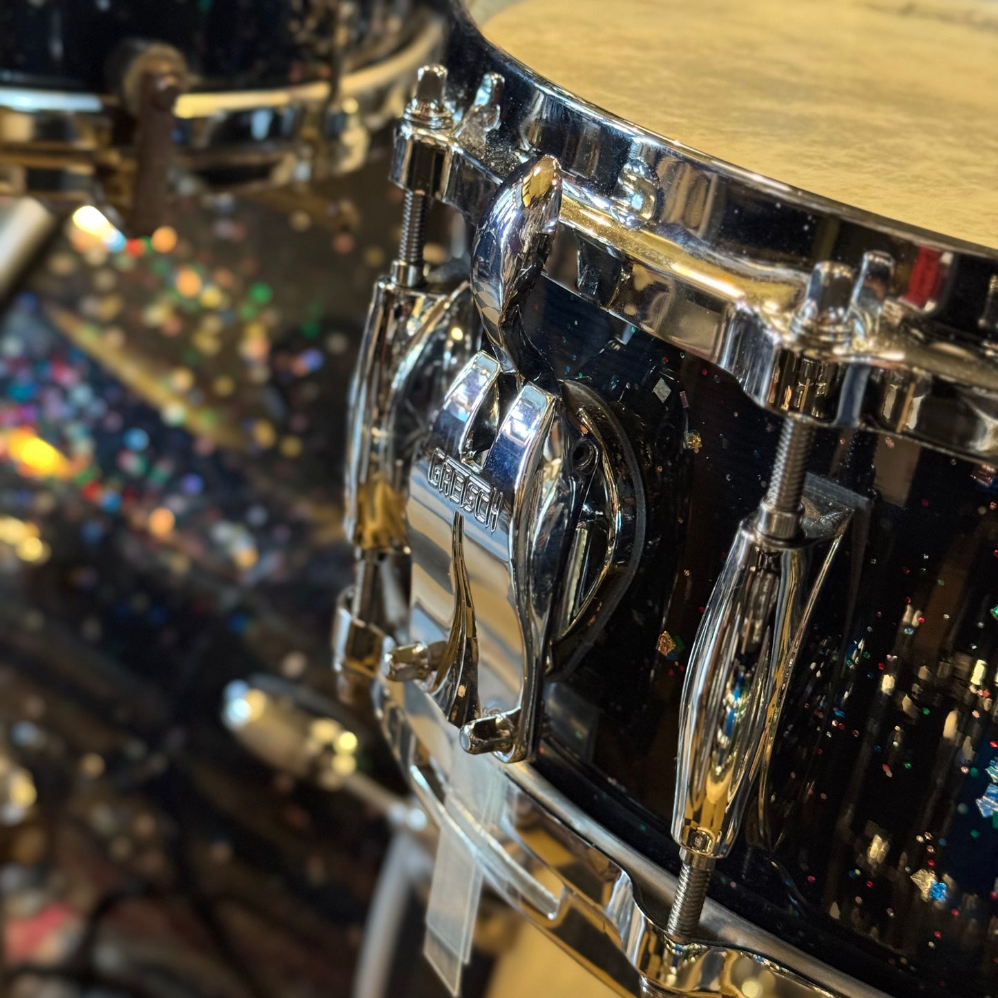 USED Gretsch USA Custom in Mardi Gras - 14x20, 8x12, 14x14, 5.5x14