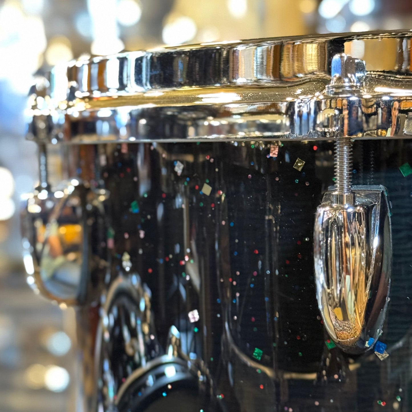 USED Gretsch USA Custom in Mardi Gras - 14x20, 8x12, 14x14, 5.5x14