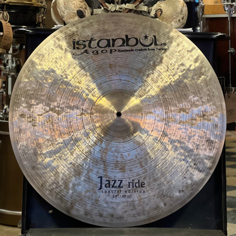 USED Early 2000's Istanbul Agop 24" Special Edition Jazz Ride Cymbal - 2590g