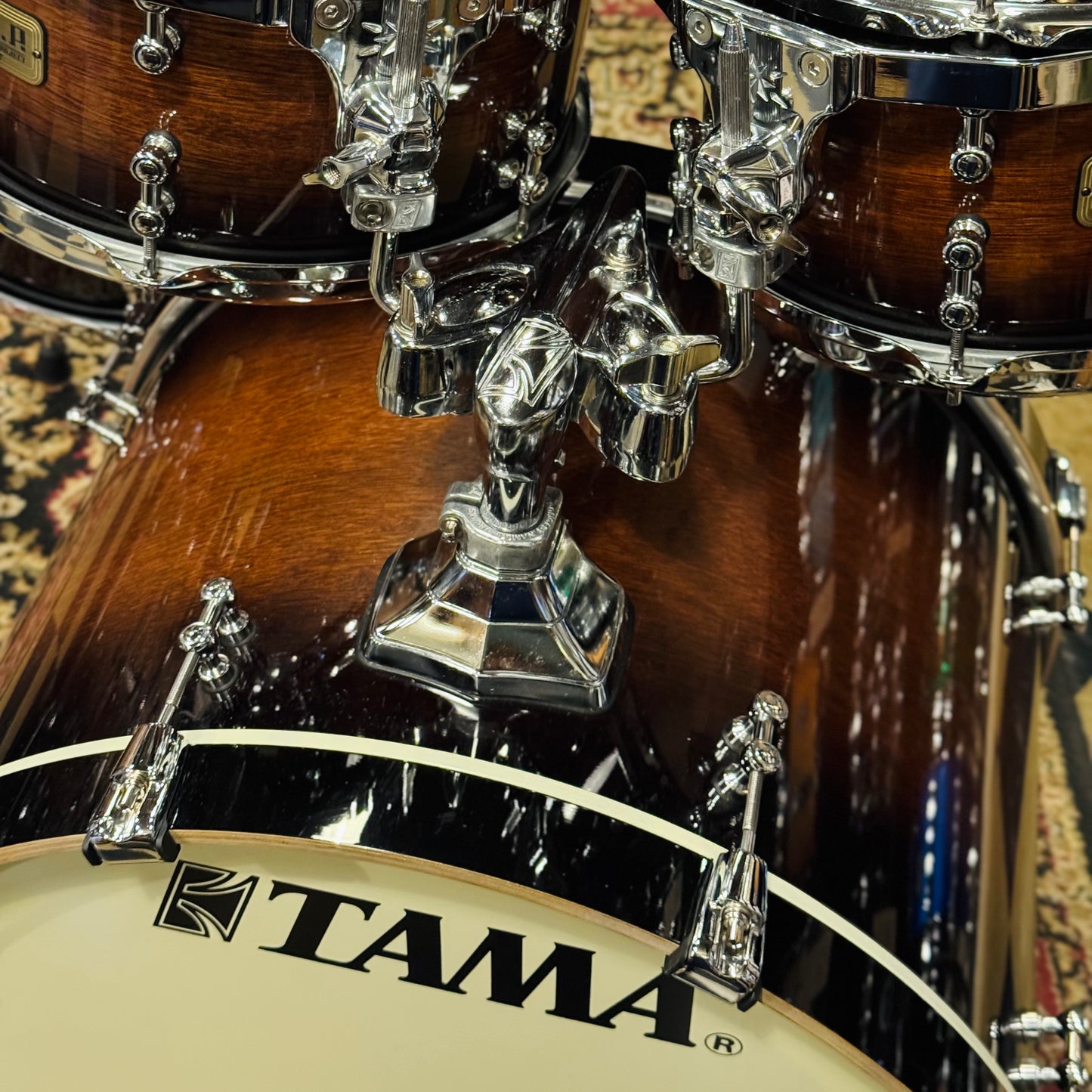 USED Tama SLP Dynamic Kapur Drum Set in Gloss Kapur Burst - 16x22, 6.5x10, 7x12, 12x14, 14x16