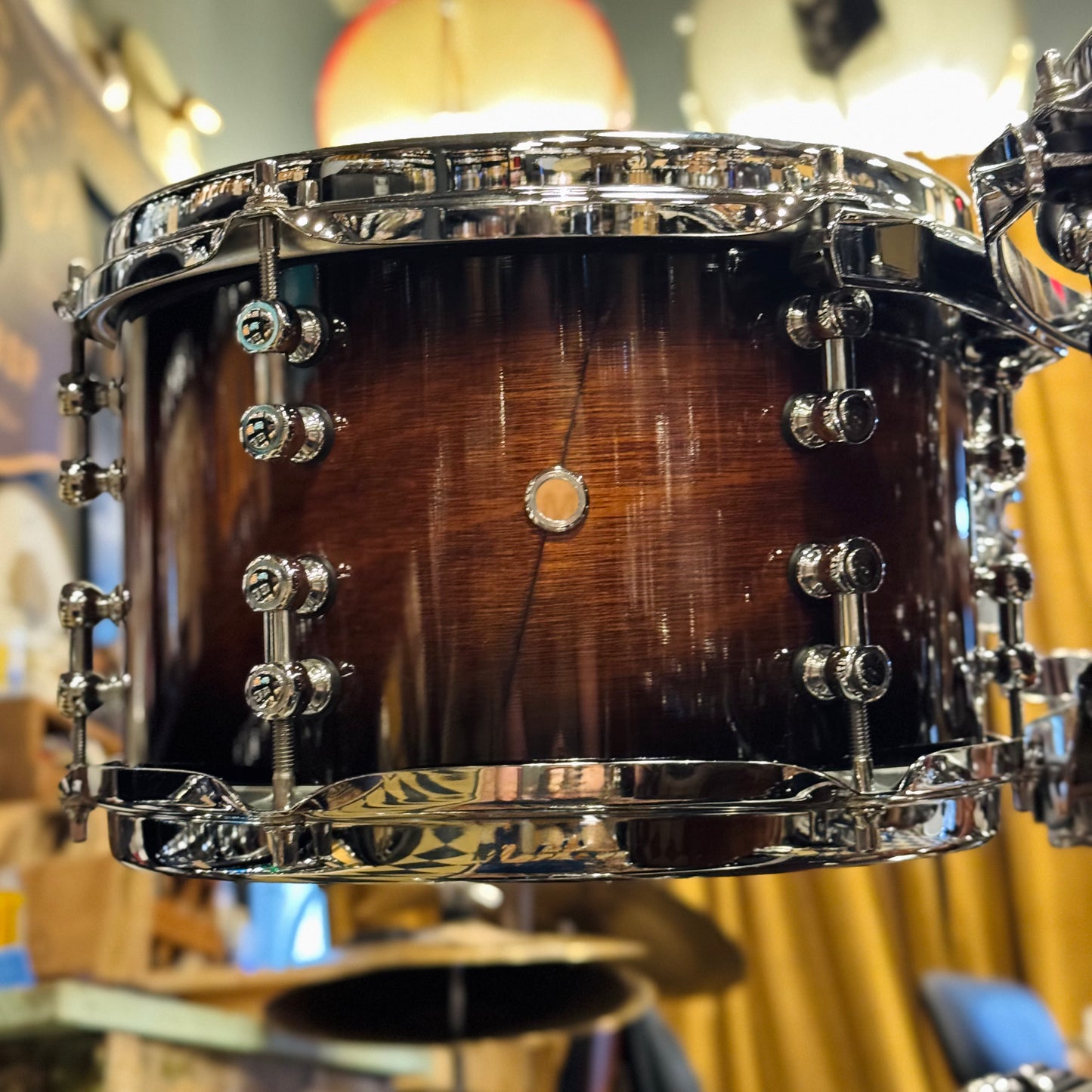 USED Tama SLP Dynamic Kapur Drum Set in Gloss Kapur Burst - 16x22, 6.5x10, 7x12, 12x14, 14x16