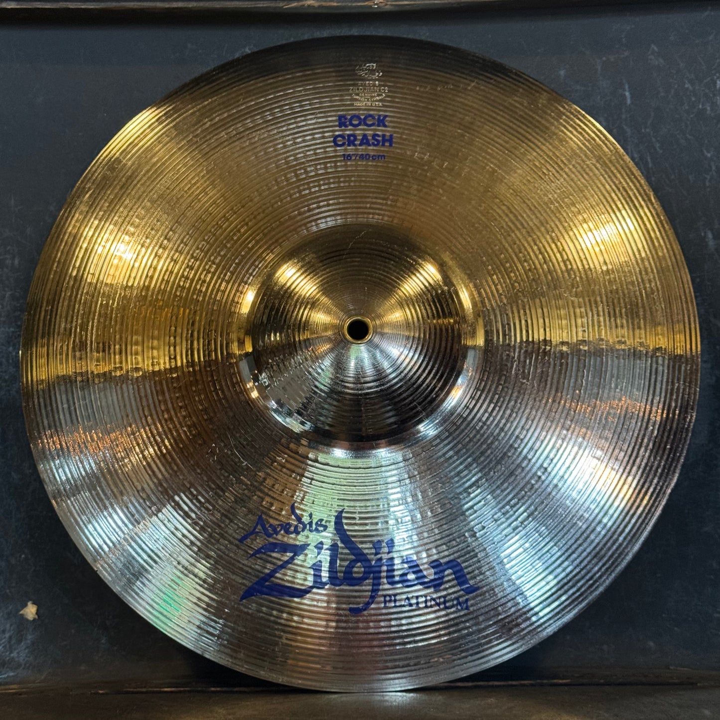 USED Zildjian 16" A. Zildjian Platinum Rock Crash - 1348g