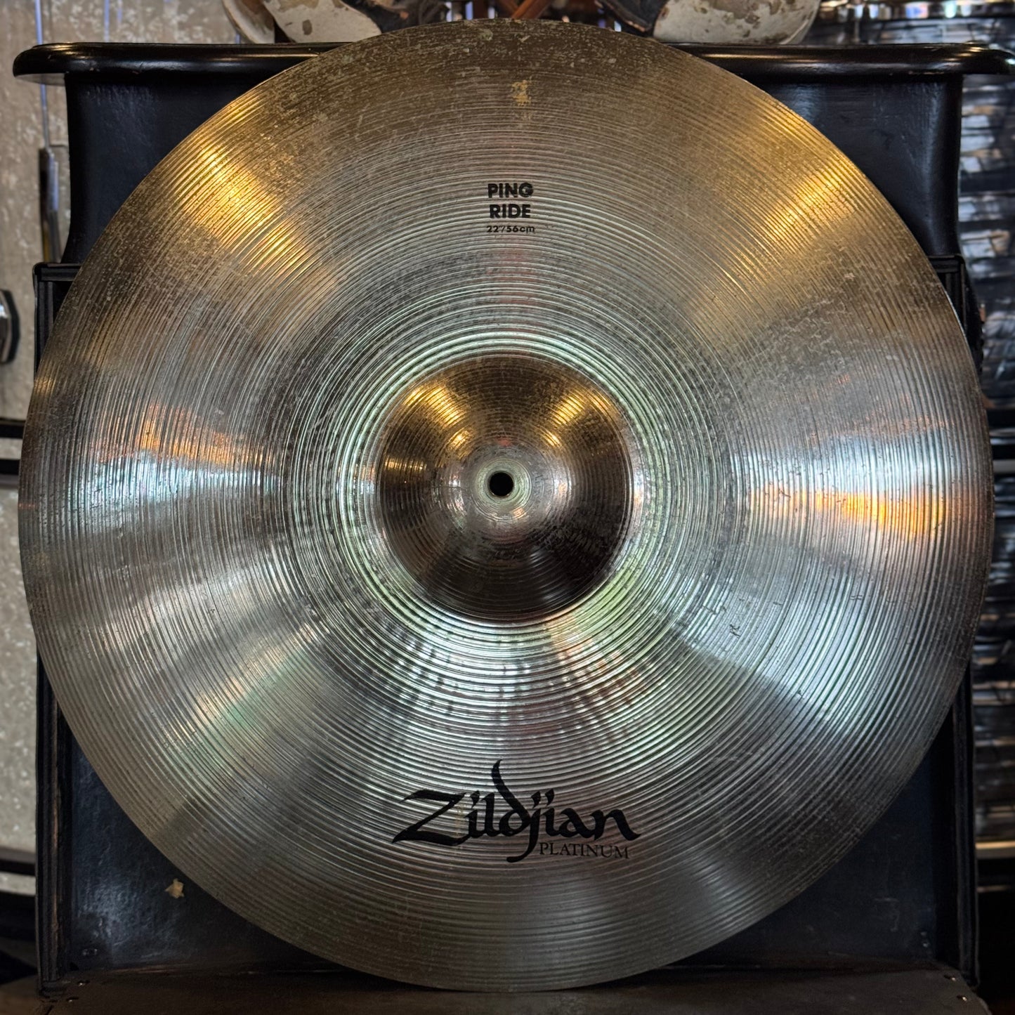 USED Zildjian 22" A. ZIldjian Platinum Ping Ride - 3530g
