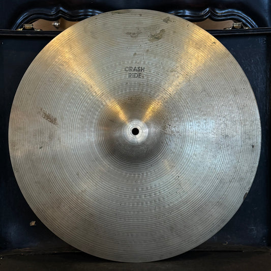 USED 1990's Zildjian 18" A. Zildjian Crash Ride Cymbal - 1402g