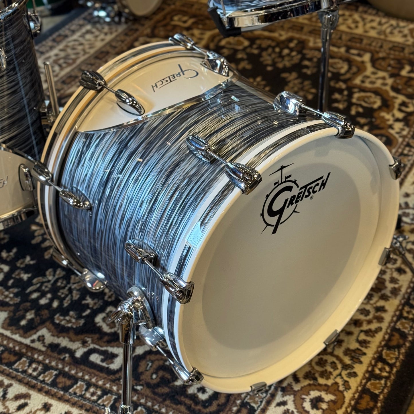 USED Gretsch Renown Bop Outfit in Silver Oyster Pearl - 14x18, 8x12, 14x14