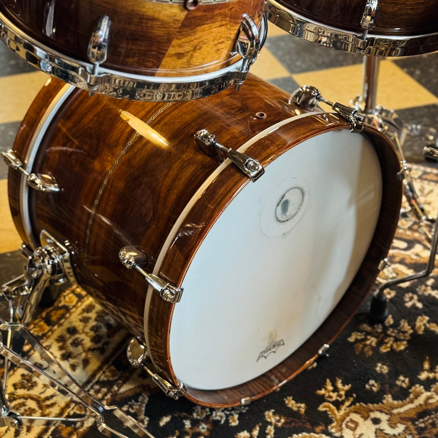 USED Tama Star Bubinga Drumset in Natural Indian Laurel - 14x18, 8x12, 9x13, 14x14, 14x16