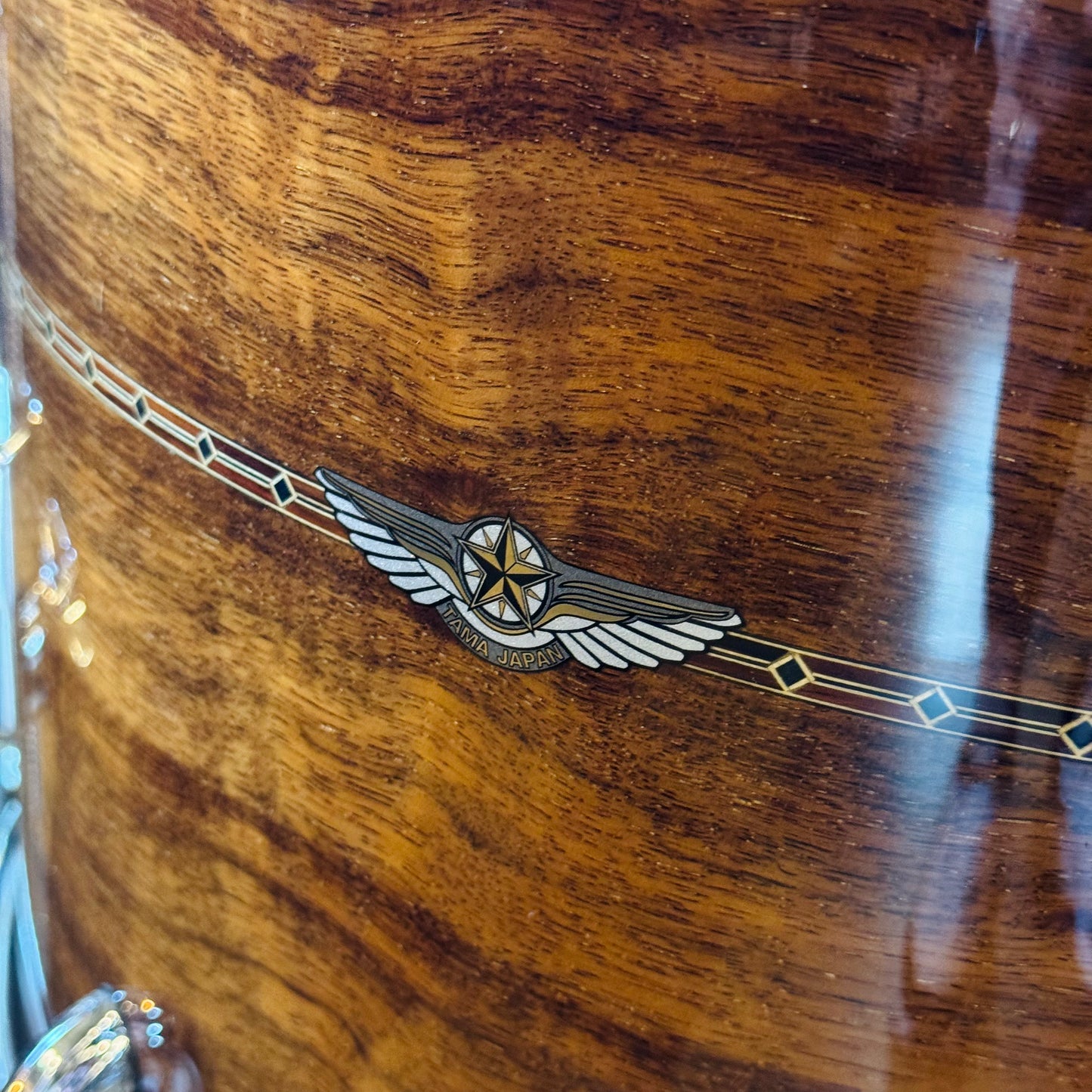 USED Tama Star Bubinga Drumset in Natural Indian Laurel - 14x18, 8x12, 9x13, 14x14, 14x16