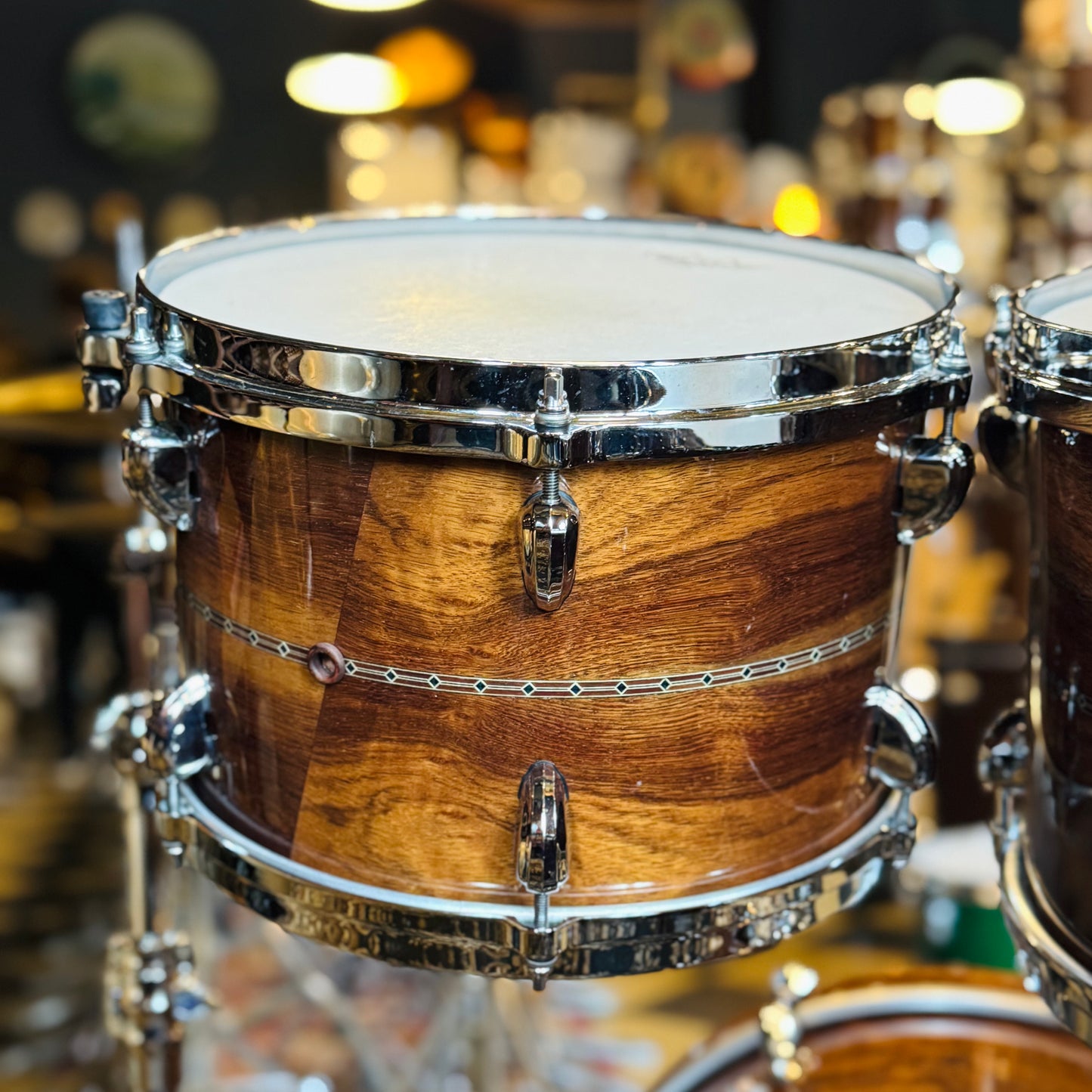USED Tama Star Bubinga Drumset in Natural Indian Laurel - 14x18, 8x12, 9x13, 14x14, 14x16