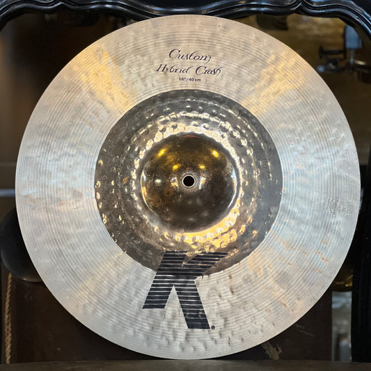 USED Zildjian 16" K Custom Hybrid Crash Cymbal - 1132g