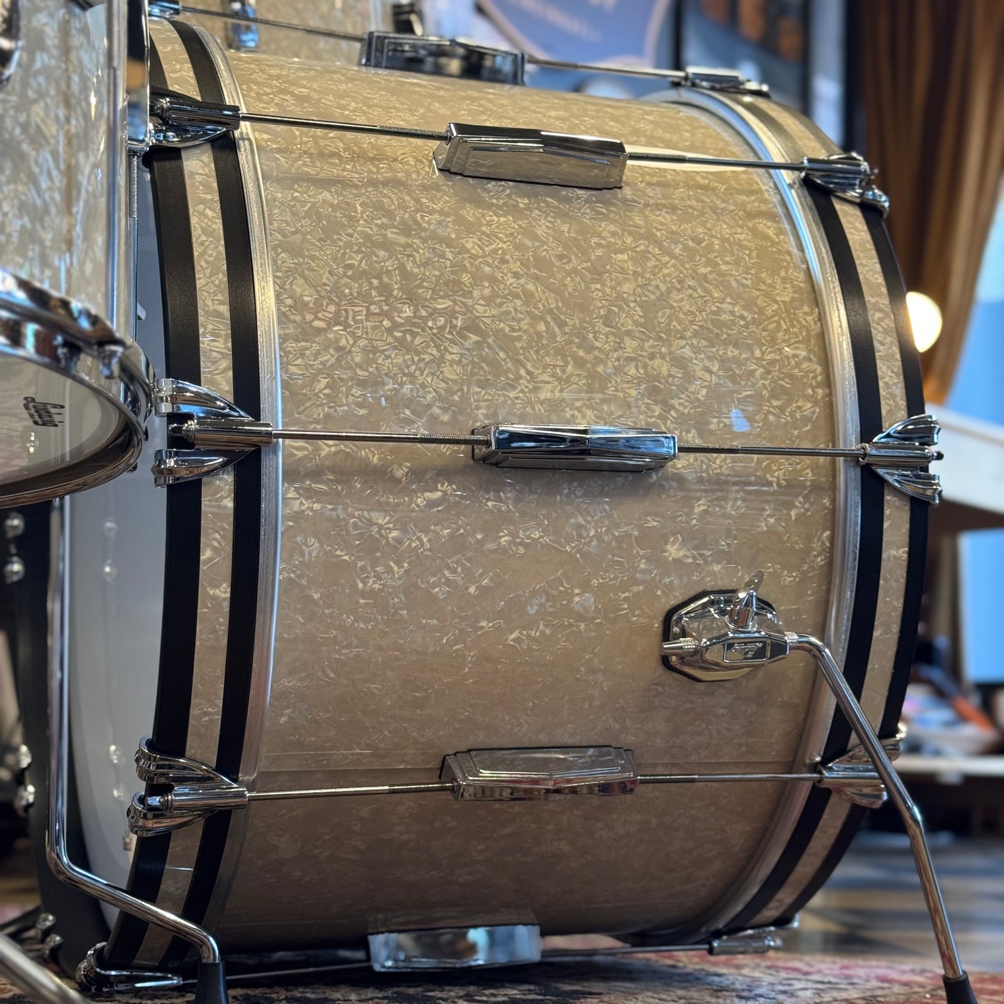NEW Ludwig Legacy Maple in Vintage Marine Pearl - 14x22, 9x13, 16x16