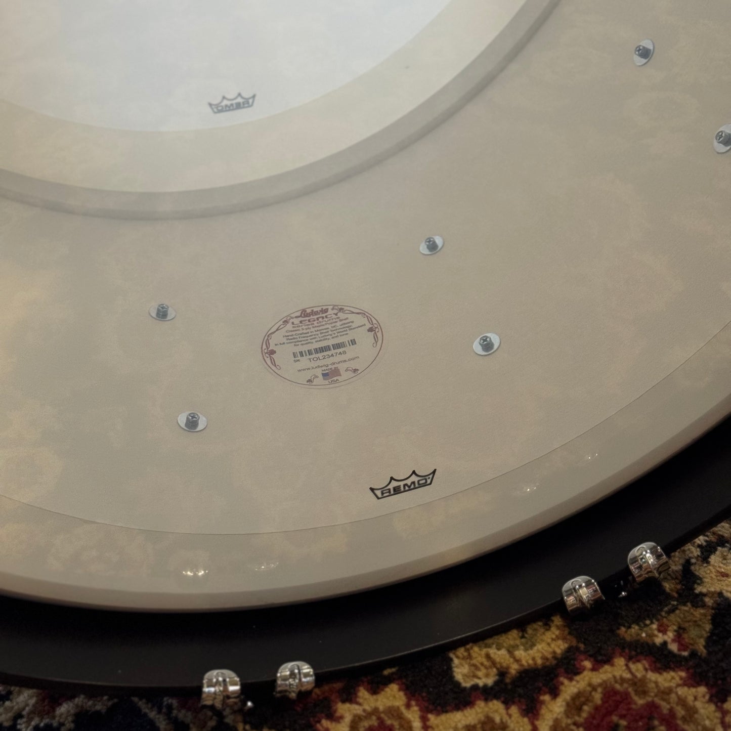 NEW Ludwig Legacy Maple in Vintage Marine Pearl - 14x22, 9x13, 16x16