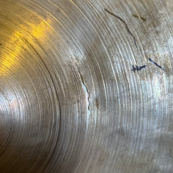 VINTAGE 1960's K. ZIldjian Istanbul 14” Intermediate Stamp Hi-Hat Cymbals - 890/938g