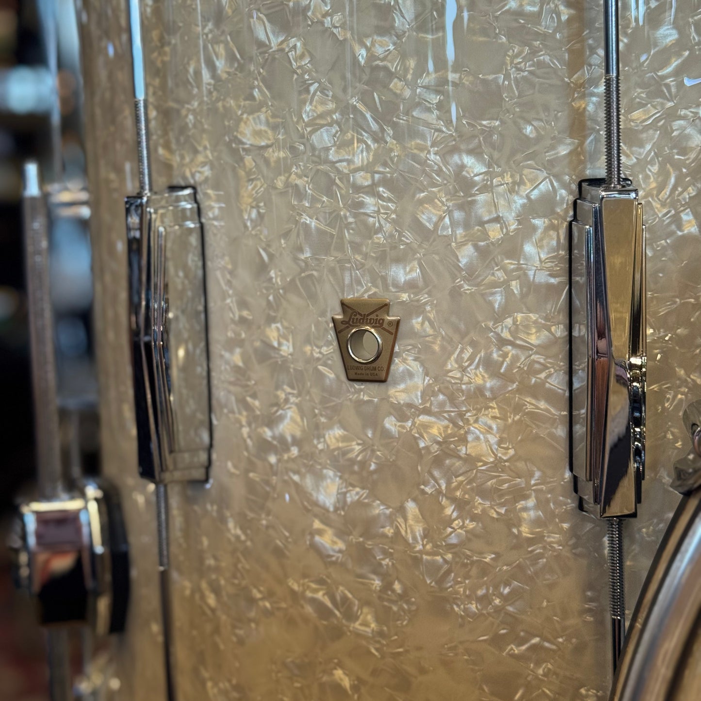 NEW Ludwig Legacy Maple in Vintage Marine Pearl - 14x22, 9x13, 16x16