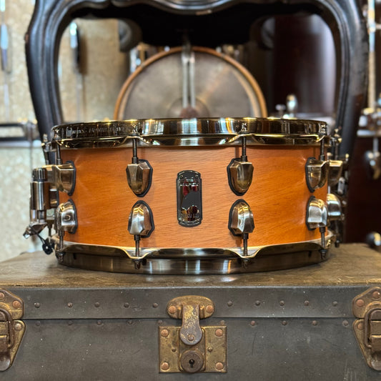 USED Mapex 6x14 Black Panther Heartbreaker Snare Drum in Natural