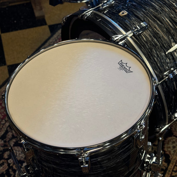 USED Ludwig Classic Maple Pro Beat Outfit in Vintage Black Oyster - 14x24, 9x13, 16x16