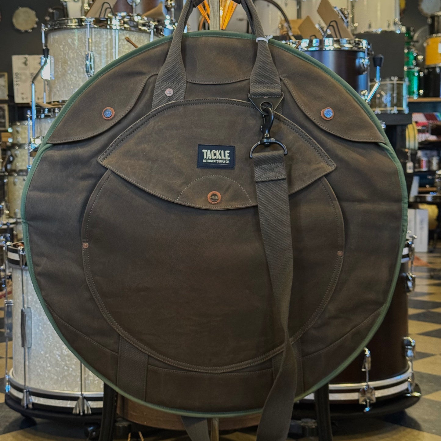 Tackle Instrument Supply Co. Waxed Canvas Zipperless Cymbal Case