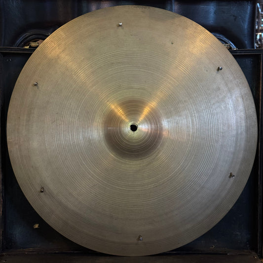 VINTAGE 1970's A. Zildjian 20" Medium Sizzle Ride w/ 6 Factory Rivets - 2374g