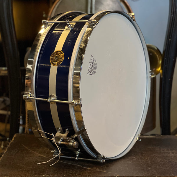 VINTAGE 1960's Gretsch 5.5x14 Jazz Combo Snare in Blue & Silver Duco