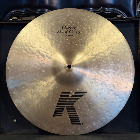 USED Zildjian 18" K Custom Dark Crash - 1364g