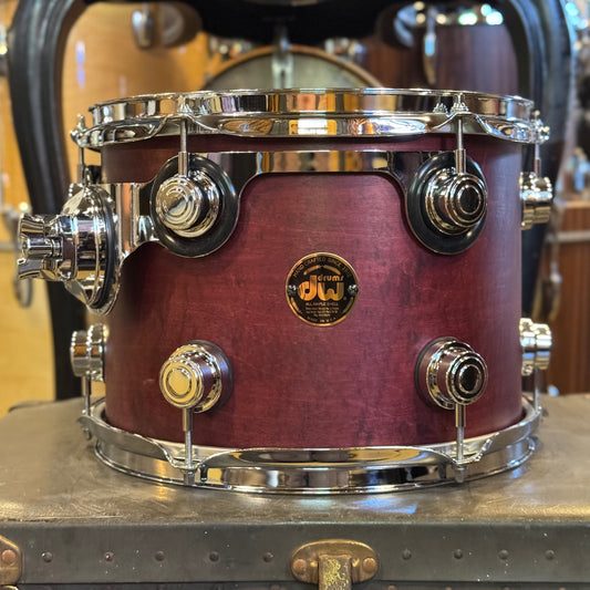 USED Early 2000's DW Pre-Collector's 9x12 Tom in Satin Cherry