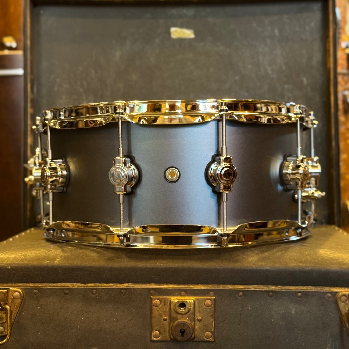 NEW DW 6x14 Design Series Snare Drum in Blue Slate
