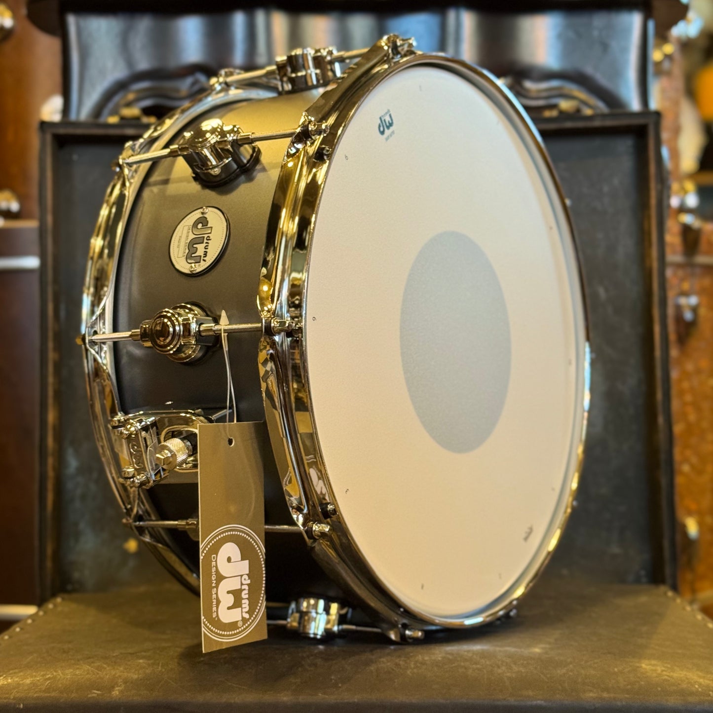 NEW DW 6x14 Design Series Snare Drum in Blue Slate